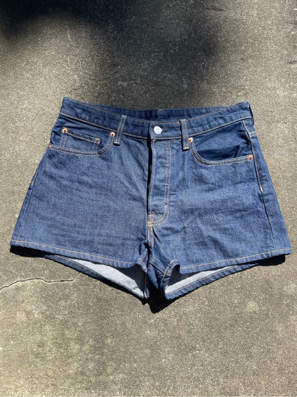 H&M Dark Blue Denim Women's Shorts